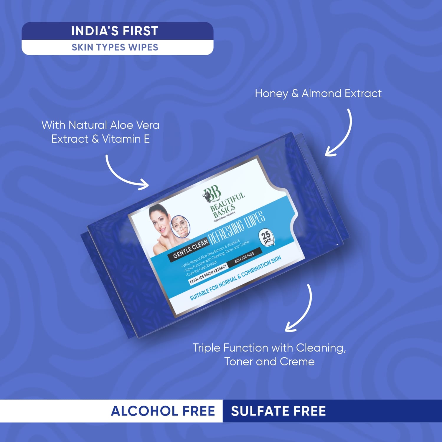 Refreshing Wet Wipes for Face | Facial Cleansing | Refreshing & Skin Hydration| Soothing for skin | pH Balance & Alcohol Free | Nourishing with Fruit extract | 25 Wipes Refreshing Wet Wipes for Face | Facial Cleansing | Refreshing & Skin Hydration| Soothing for skin | pH Balance & Alcohol Free | Nourishing with Fruit extract | 25 Wipes